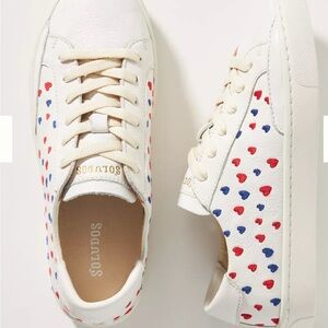Soludos x Anthropologie Queen Of Hearts Ibiza Love Sneakers 9.5